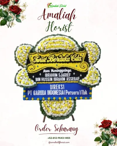 Papan Bunga Duka di Sanankerto