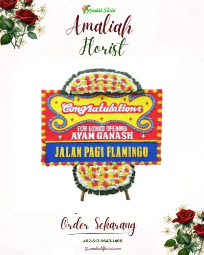 Bunga Papan Congratulation di Sanankerto